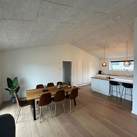 Moderne Nybygget Vila Holstebro Exterior foto